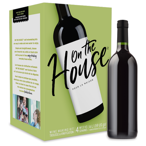 ON THE HOUSE SHIRAZ STYLE 6L WINE KIT