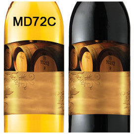 Barrels 72 Custom Wine Labels Set of 30