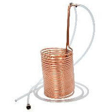 Copper Wort Chiller - 50 Ft w/Vinyl Tubing