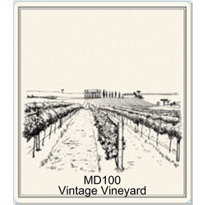 Vintage Vineyard 100 Custom Wine Labels Set of 30