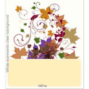 Autumn Leaves Custom Wine Labels Set of 30
